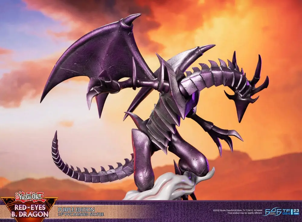 Yu-Gi-Oh! PVC Statue Red-Eyes B. Dragon Purple Colour 33 cm termékfotó