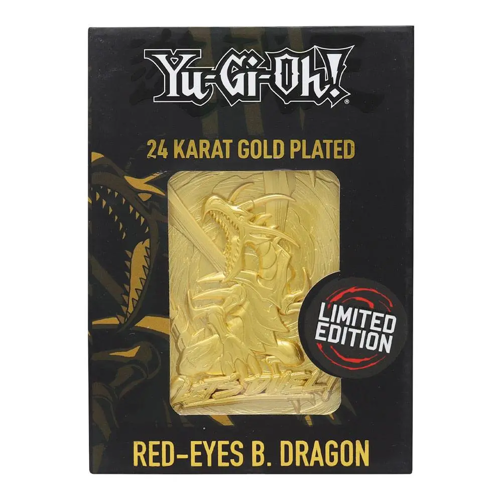 Yu-Gi-Oh! Replik Karte Red Eyes B. Dragon (vergoldet) termékfotó