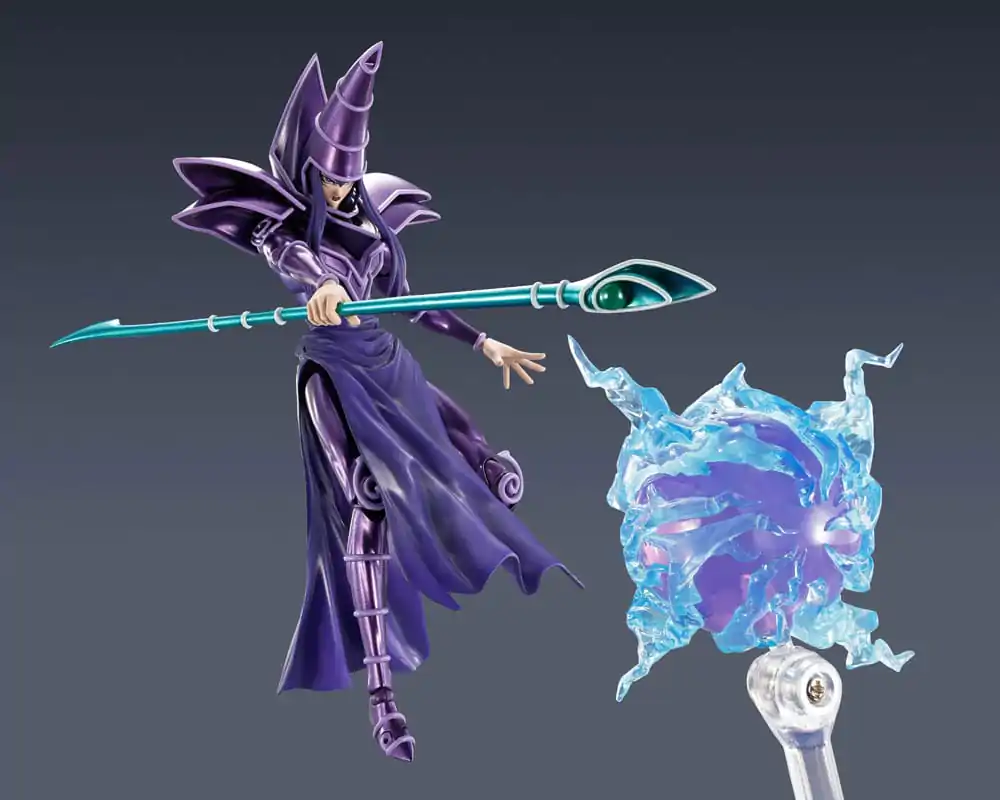 Yu-Gi-Oh! S.H. MonsterArts Actionfigur Dark Magician 19 cm termékfotó