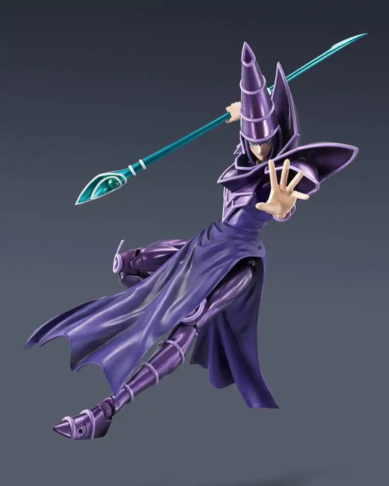 Yu-Gi-Oh! S.H. MonsterArts Actionfigur Dark Magician 19 cm termékfotó