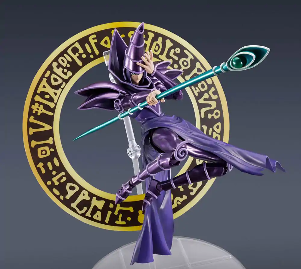 Yu-Gi-Oh! S.H. MonsterArts Actionfigur Dark Magician 19 cm termékfotó