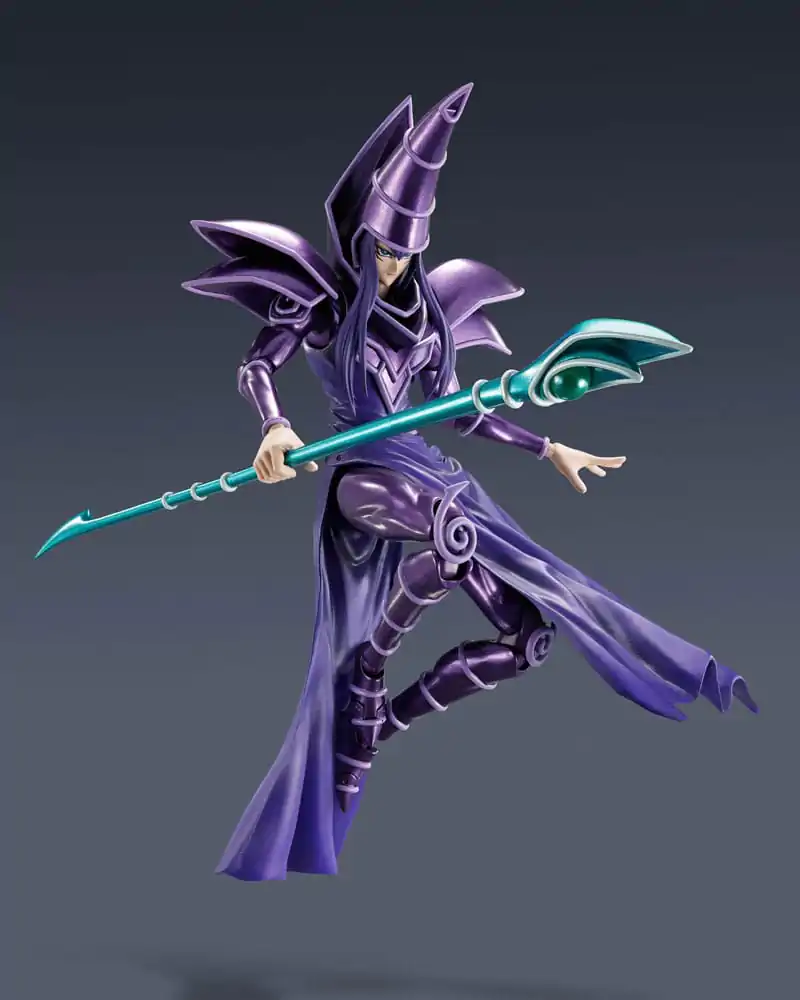 Yu-Gi-Oh! S.H. MonsterArts Actionfigur Dark Magician 19 cm termékfotó