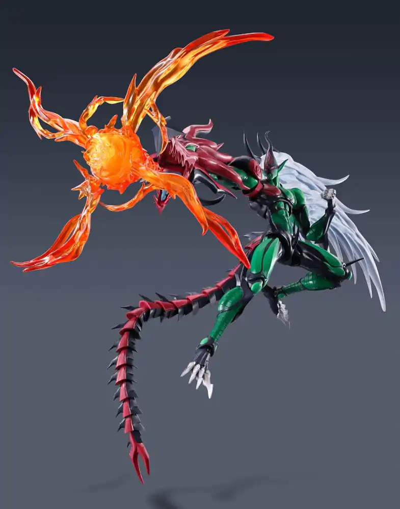 Yu-Gi-Oh! S.H. MonsterArts Actionfigur Elemental Hero Flame Wingman 19 cm Produktfoto