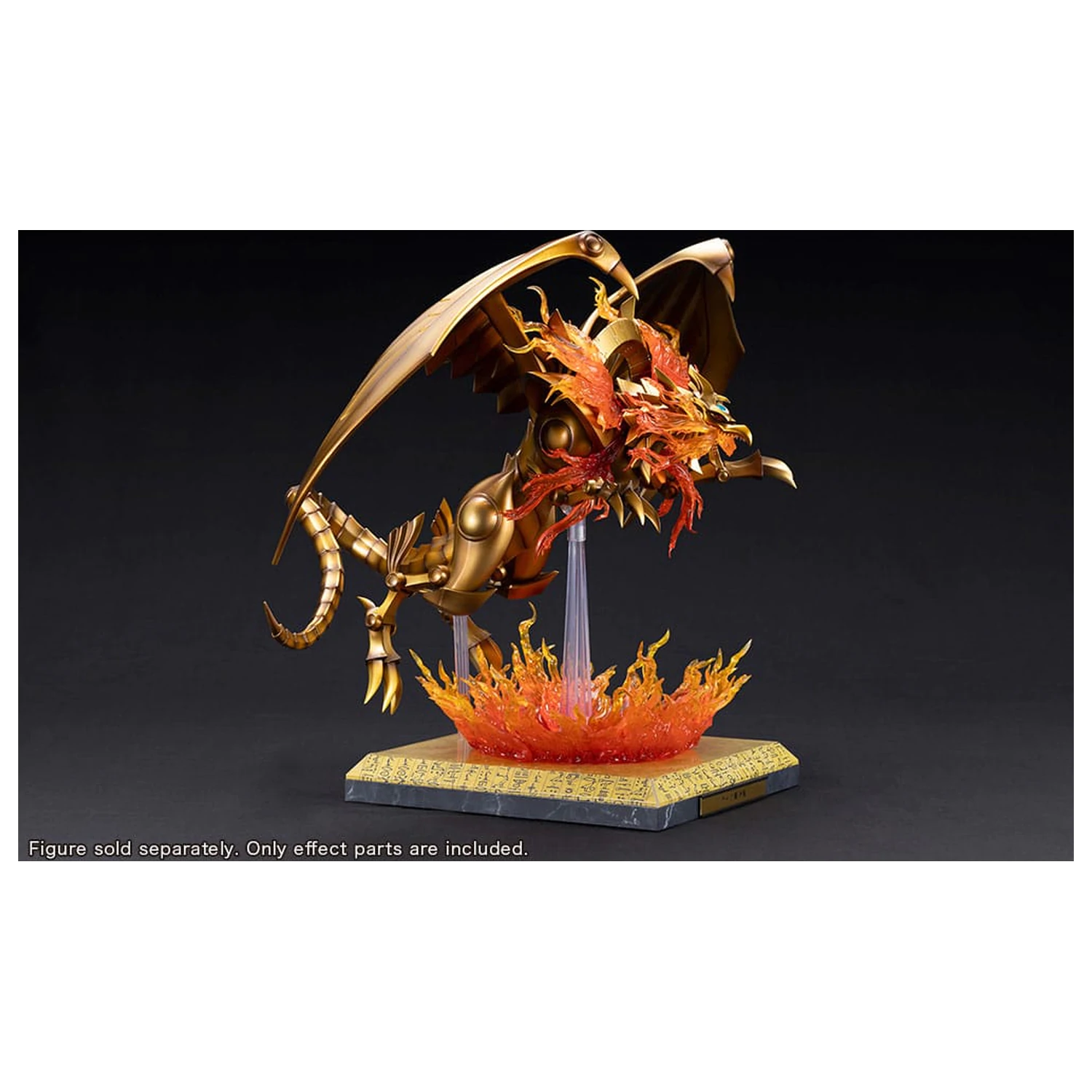 Yu-Gi-Oh! PVC Statue Zubehör The Winged Dragon of Ra Egyptian God Erweiterung Teile Set Produktfoto