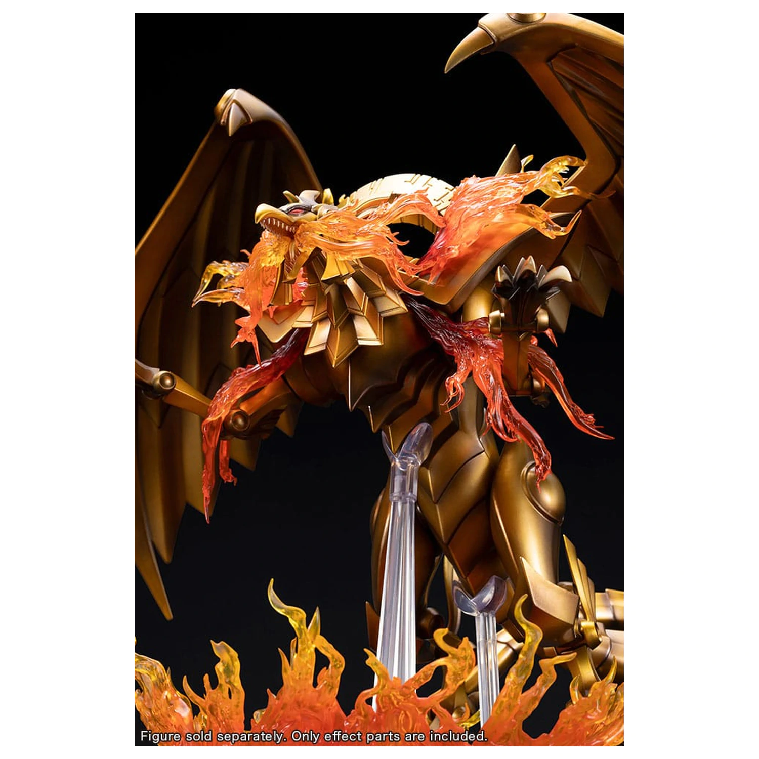 Yu-Gi-Oh! PVC Statue Zubehör The Winged Dragon of Ra Egyptian God Erweiterung Teile Set Produktfoto