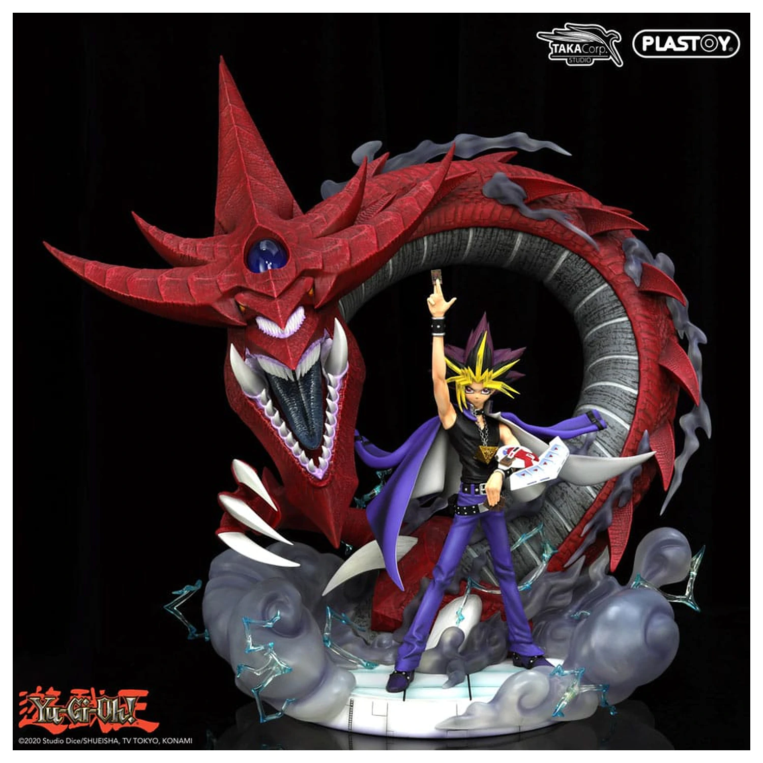 Yu-Gi-Oh! Statue Yami Yugi & Slifer 51 cm Produktfoto