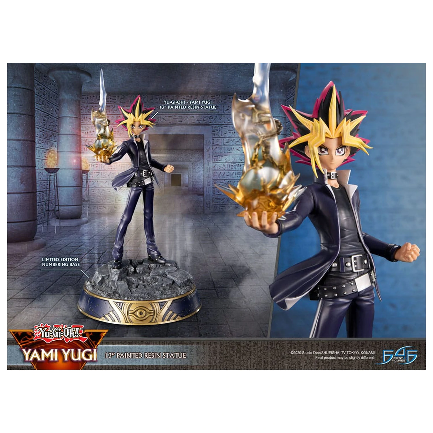 Yu-Gi-Oh! Statue Yami Yugi 31 cm Produktfoto