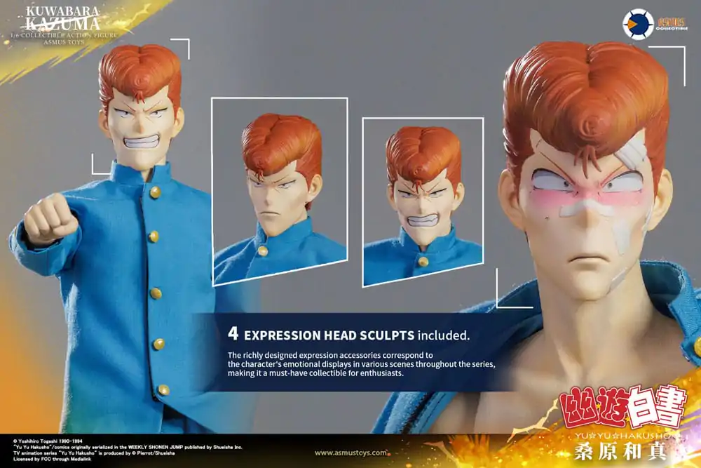 Yu Yu Hakusho Actionfigur 1/6 Kazuma Kuwabara 30 cm termékfotó