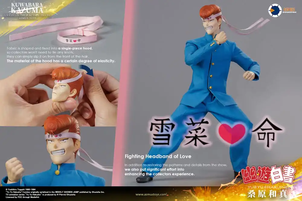 Yu Yu Hakusho Actionfigur 1/6 Kazuma Kuwabara 30 cm termékfotó