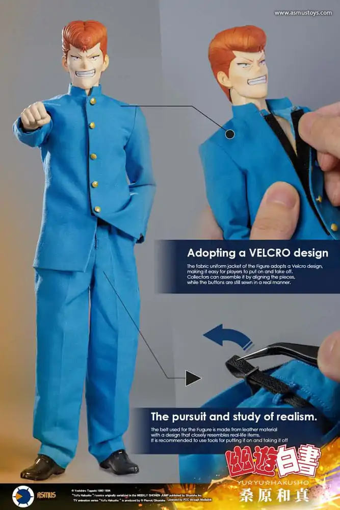 Yu Yu Hakusho Actionfigur 1/6 Kazuma Kuwabara (Luxury Version) 30 cm termékfotó