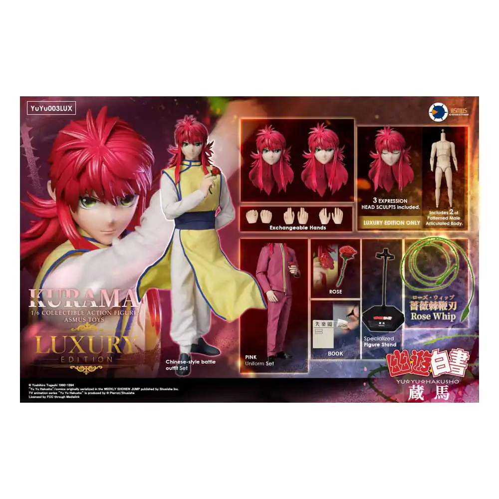 Yu Yu Hakusho Actionfigur 1/6 Kurama (Luxury Edition) 30 cm Produktfoto