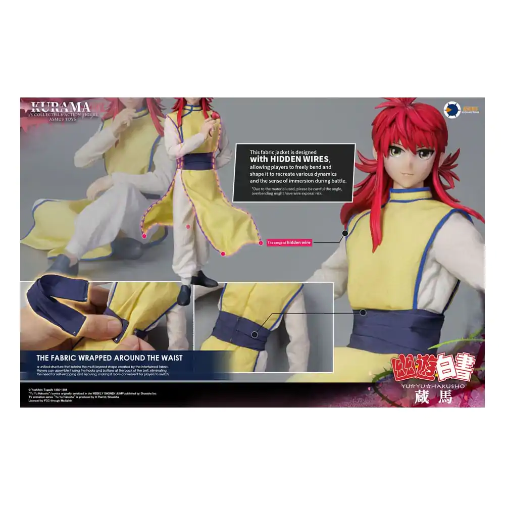 Yu Yu Hakusho Actionfigur 1/6 Kurama (Luxury Edition) 30 cm Produktfoto