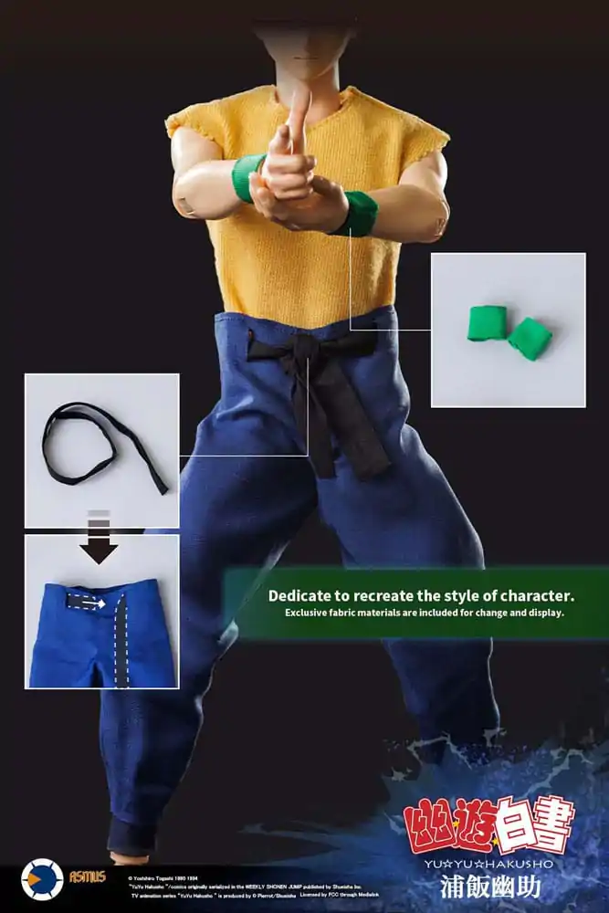 Yu Yu Hakusho Actionfigur 1/6 Yusuke Urameshi 30 cm Produktfoto