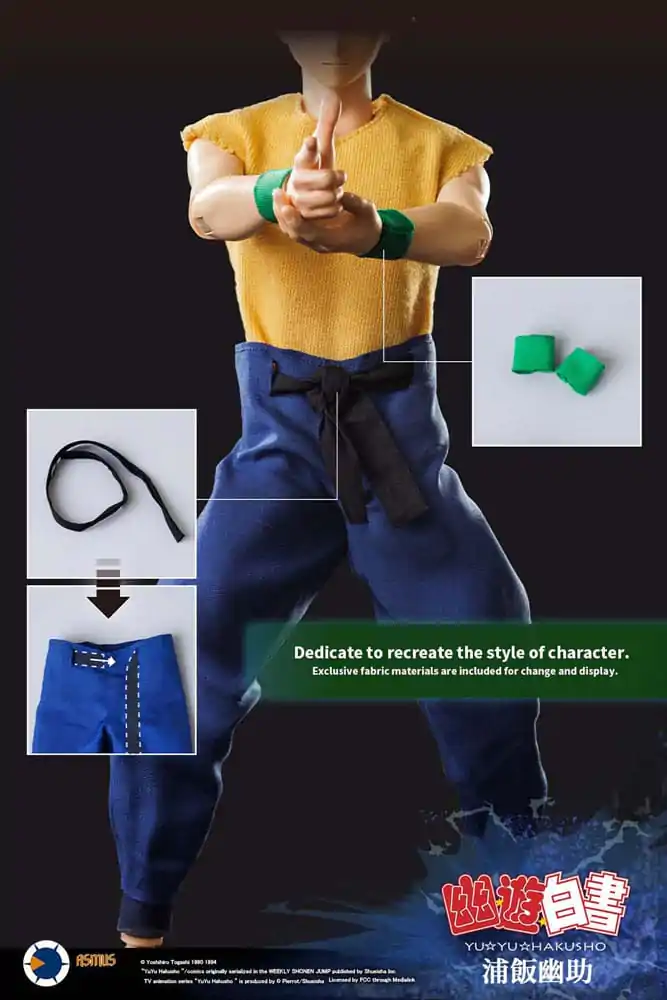 Yu Yu Hakusho Actionfigur 1/6 Yusuke Urameshi (Luxury Version) 30 cm Produktfoto