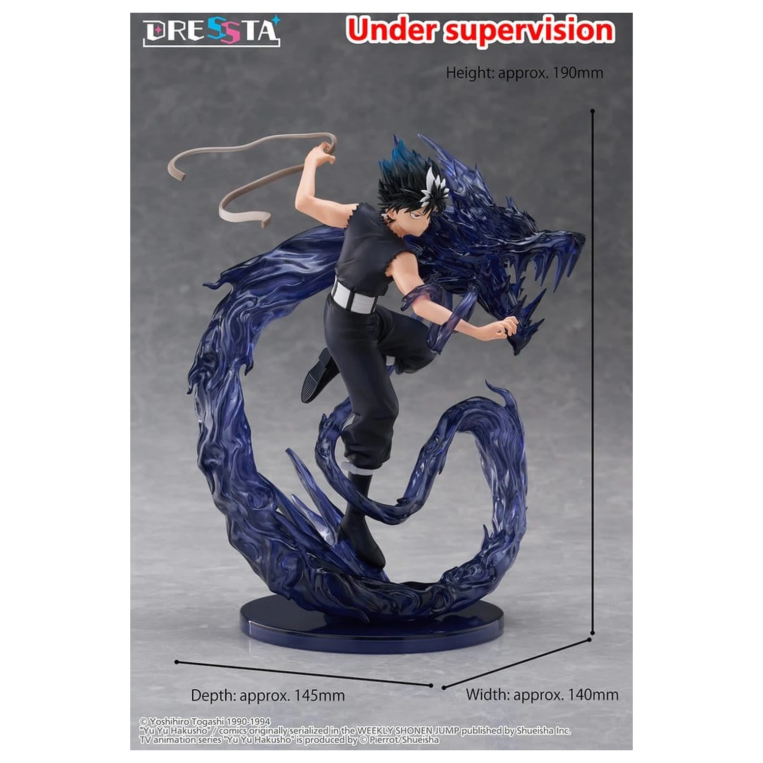 Yu Yu Hakusho Dressta PVC Figur Hiei 18 cm Produktfoto