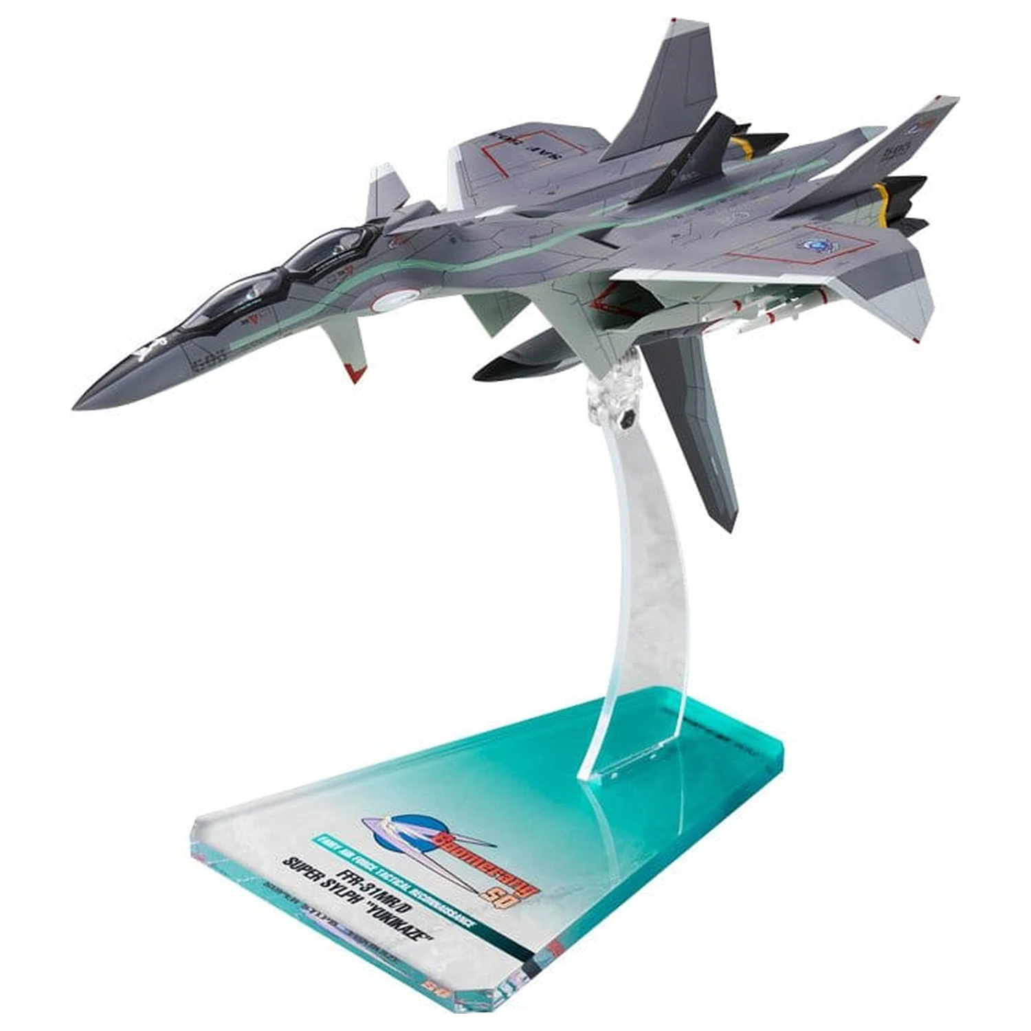 Yukikaze Fairy Air Force Tactical Reconnaissance Modellbausatz 1/100 FFR-31MR/D Super Sylph Yukikaze Renewal Ver. 22 cm Produktfoto