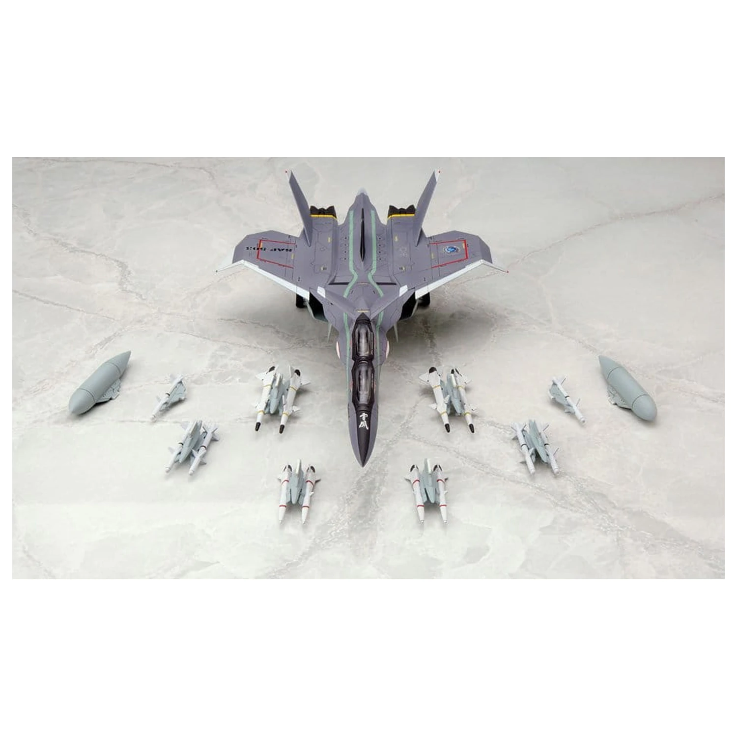 Yukikaze Fairy Air Force Tactical Reconnaissance Modellbausatz 1/100 FFR-31MR/D Super Sylph Yukikaze Renewal Ver. 22 cm Produktfoto