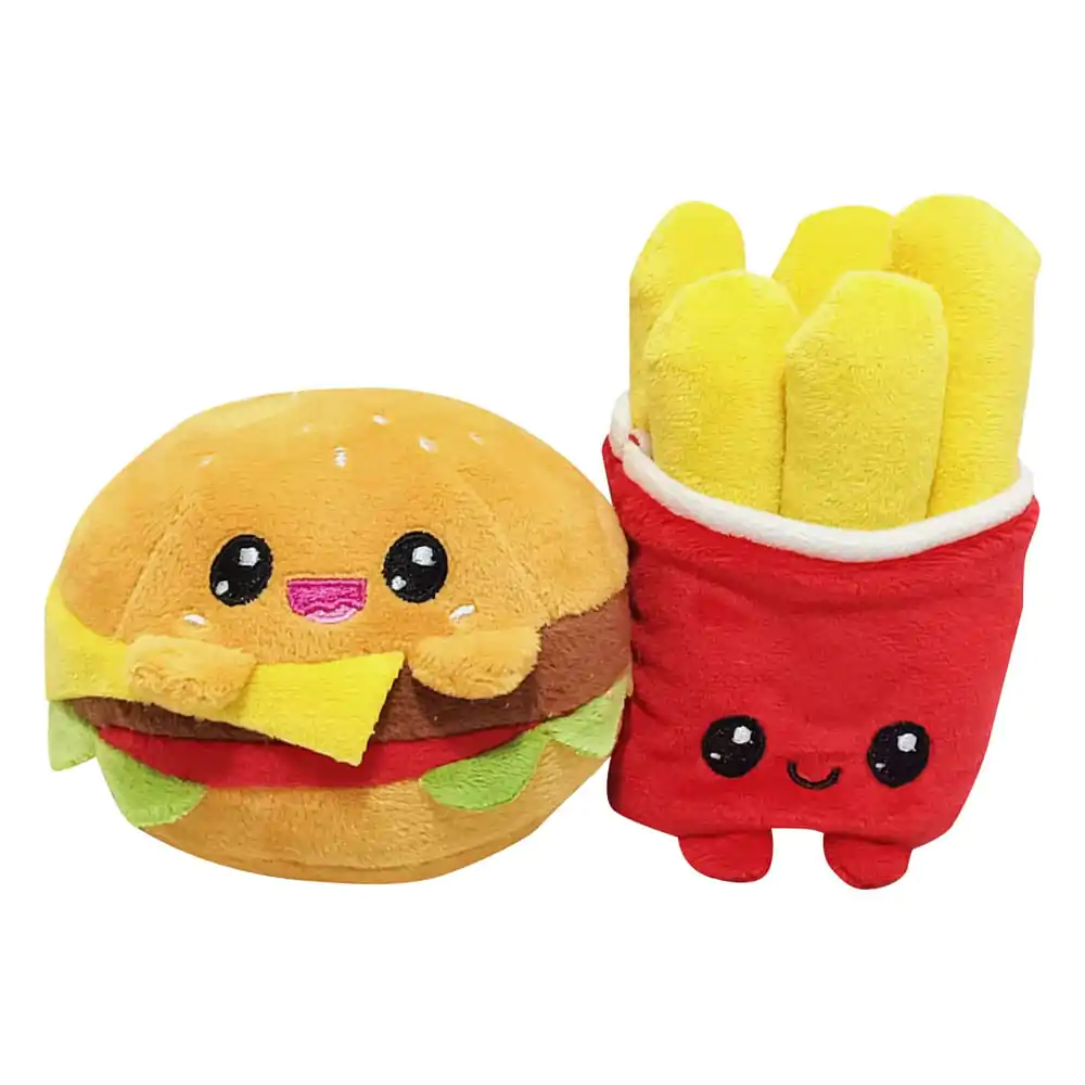 Yummis Together Plüschfiguren 2er-Pack Burger & Fries in Take Away Bag 21 cm Produktfoto