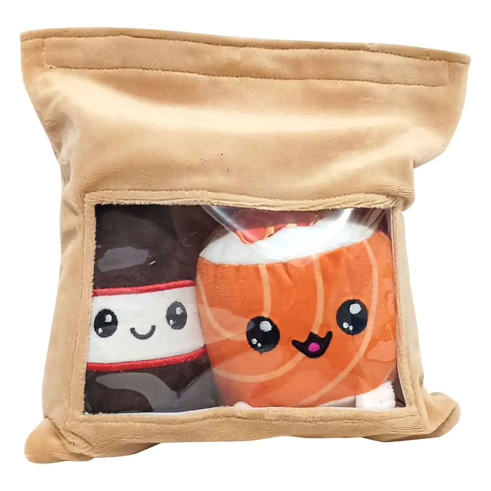 Yummis Together Plüsch Figuren 2er-Pack Uramaki & Soya in Take Away Tasche 21 cm Produktfoto