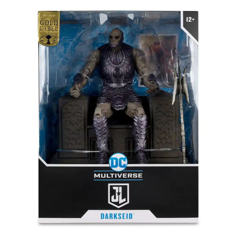 Zack Snyder's Justice League DC Multiverse Mega Actionfigur Darkseid with Throne (Gold Label) 24 cm termékfotó