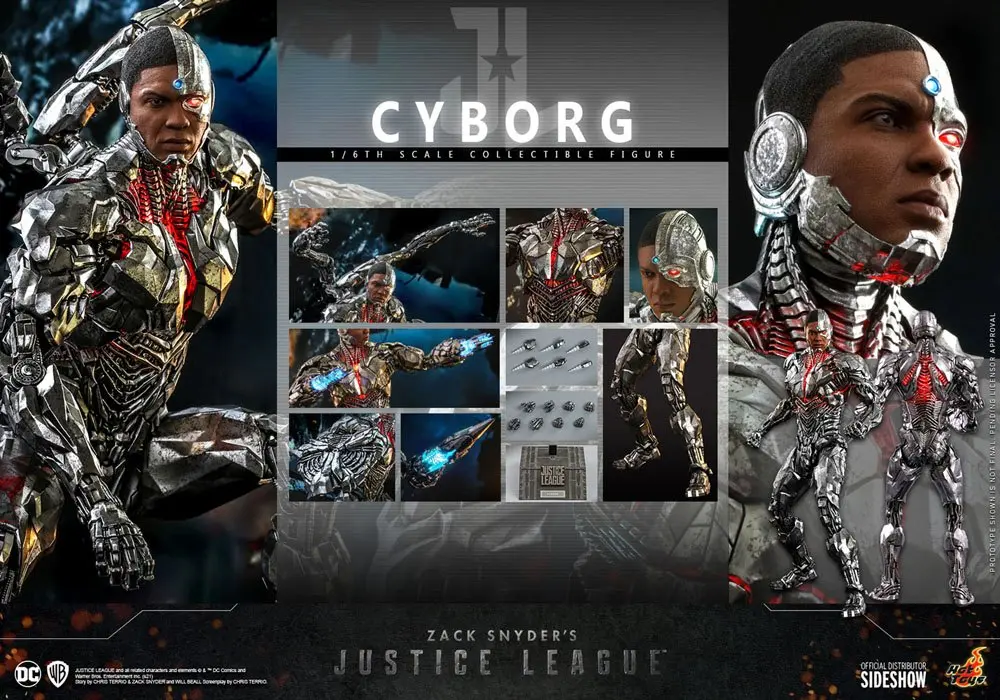 Zack Snyder`s Justice League Actionfigur 1/6 Cyborg 32 cm termékfotó