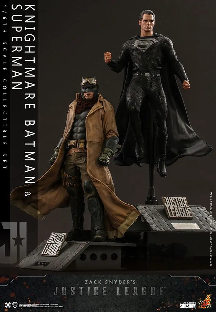 Zack Snyder's Justice League Actionfiguren Doppelpack 1/6 Knightmare Batman and Superman 31 cm termékfotó