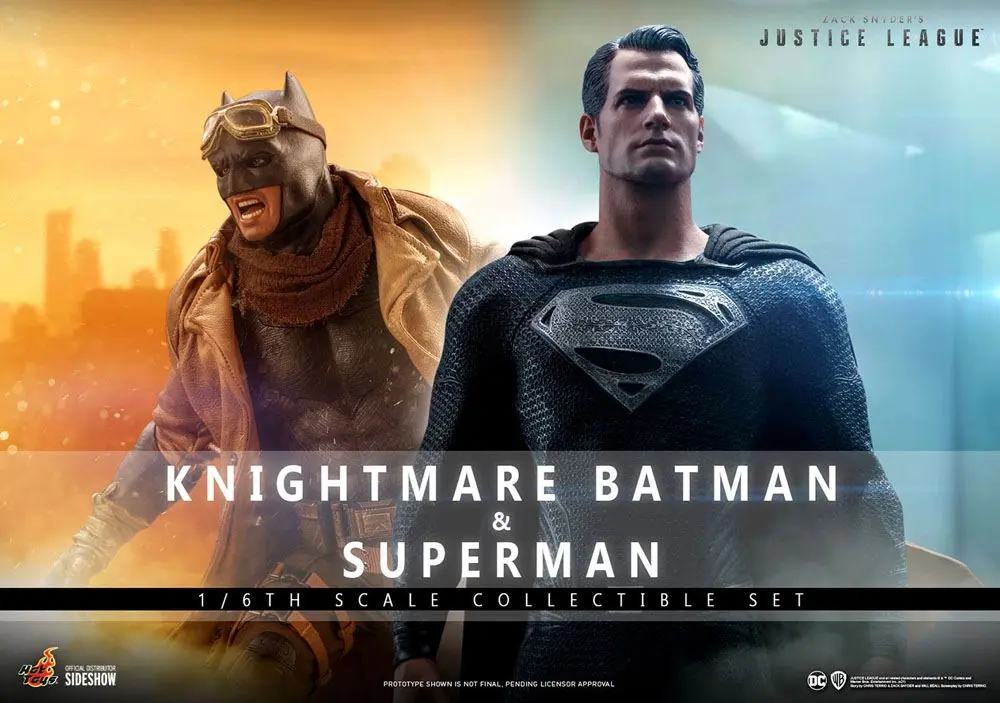 Zack Snyder's Justice League Actionfiguren Doppelpack 1/6 Knightmare Batman and Superman 31 cm termékfotó