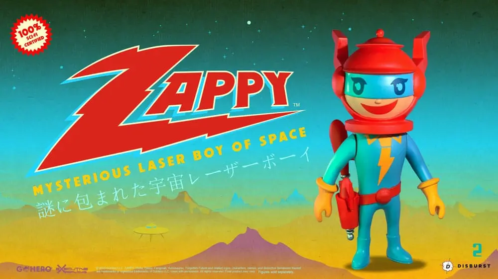 Zappy Actionfigur Mysterious Laser Boy of Space 22 cm Produktfoto