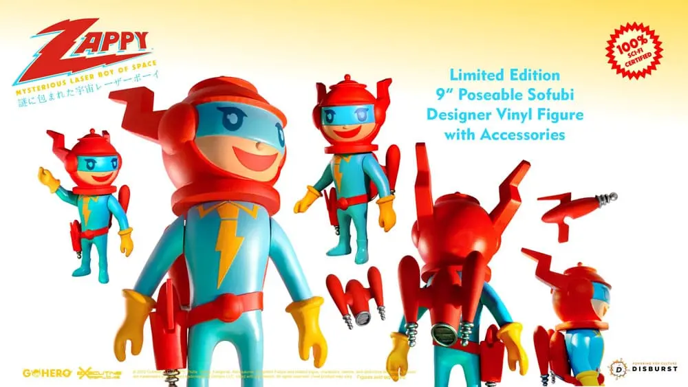 Zappy Actionfigur Mysterious Laser Boy of Space 22 cm Produktfoto