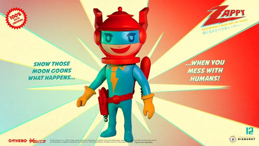 Zappy Actionfigur Mysterious Laser Boy of Space 22 cm Produktfoto