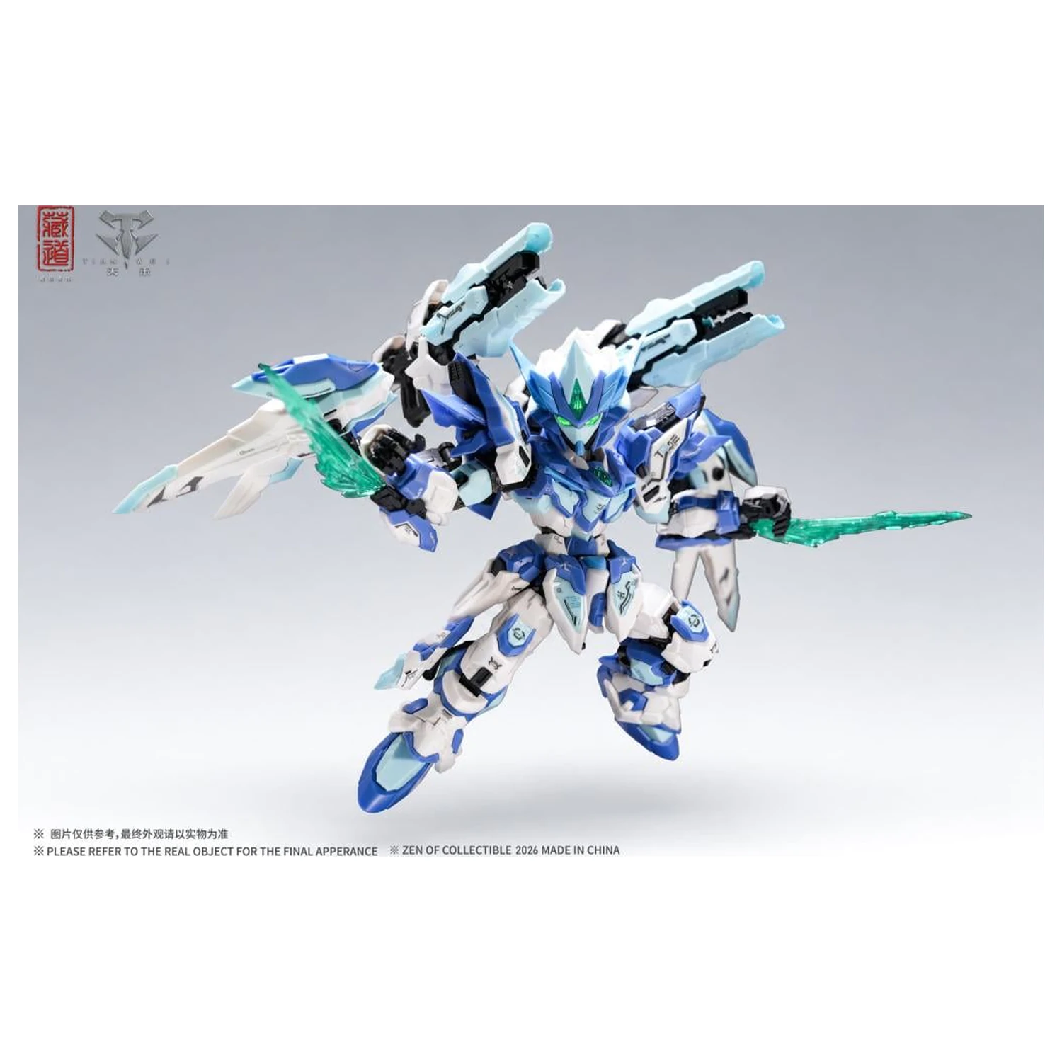 ZEN OF Collectible CD-TGM-01C TGM Tian Fa Blue LE Modellbausatz 14 cm Produktfoto