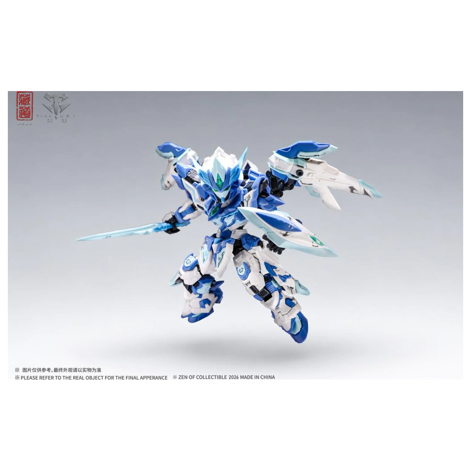 ZEN OF Collectible CD-TGM-01C TGM Tian Fa Blue LE Modellbausatz 14 cm Produktfoto