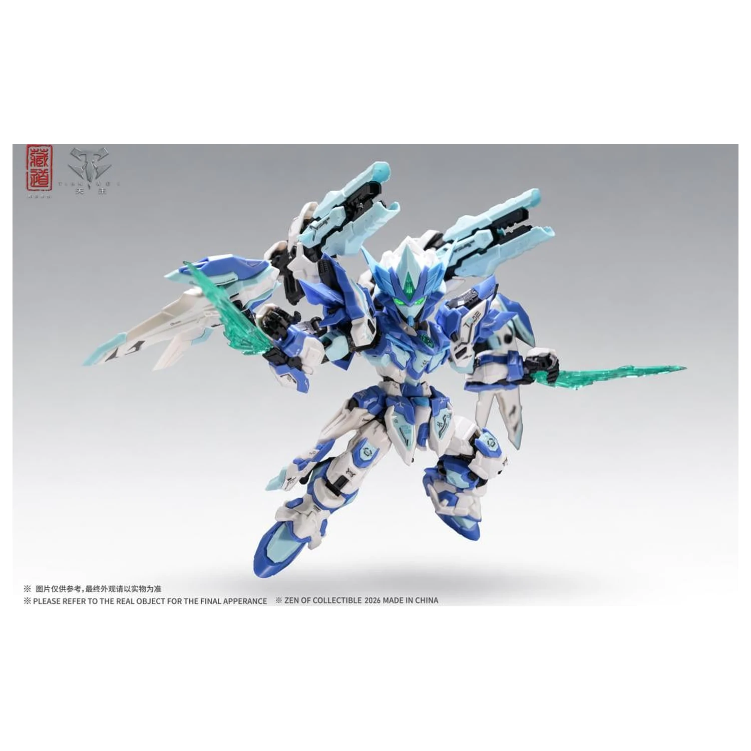 ZEN OF Collectible CD-TGM-01C TGM Tian Fa Blue LE Modellbausatz 14 cm Produktfoto