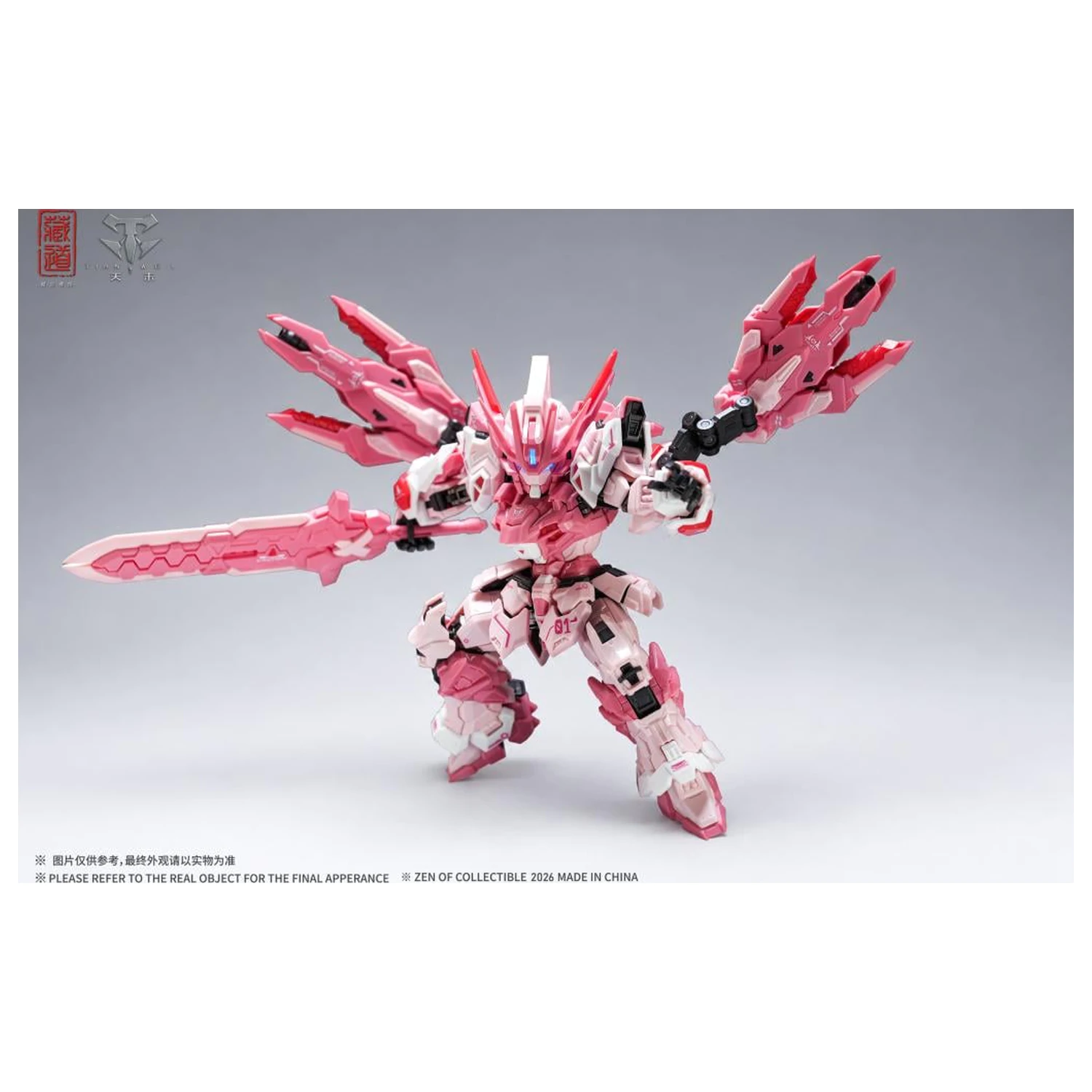 Zen of Collectible CD-TGM-01C TGM Tian Wei Pink LE Modellbausatz 14Zentimeter Produktfoto