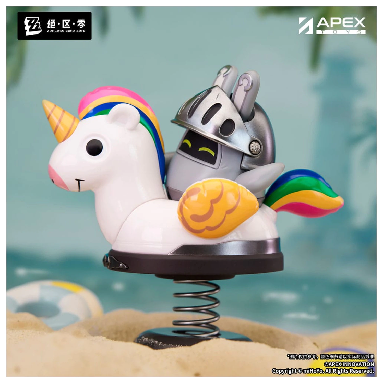 Zenless Zone Zero PVC Figur Happy Shake Knightboo 9 cm Produktfoto