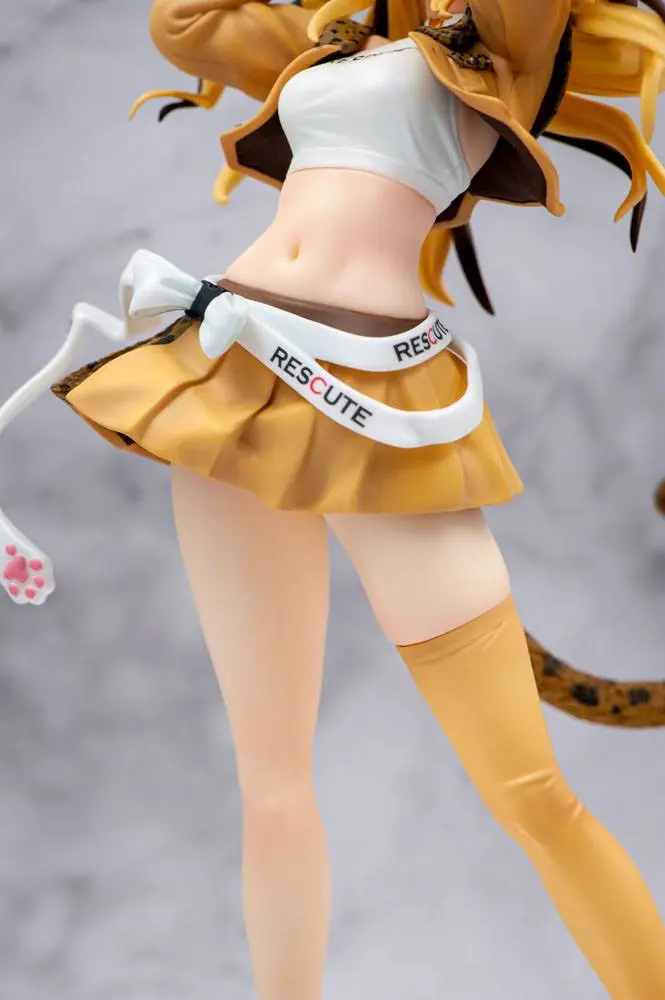 Zetsumetsukigudan PVC Statue 1/7 Rescue No. 15 Shi Hu - Leopard Cat 23 cm Produktfoto