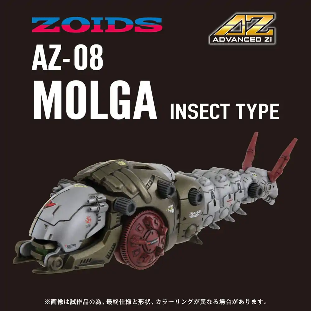 Zoids Plastic Model Kit 1/72 AZ-08 Molga 14 cm Produktfoto