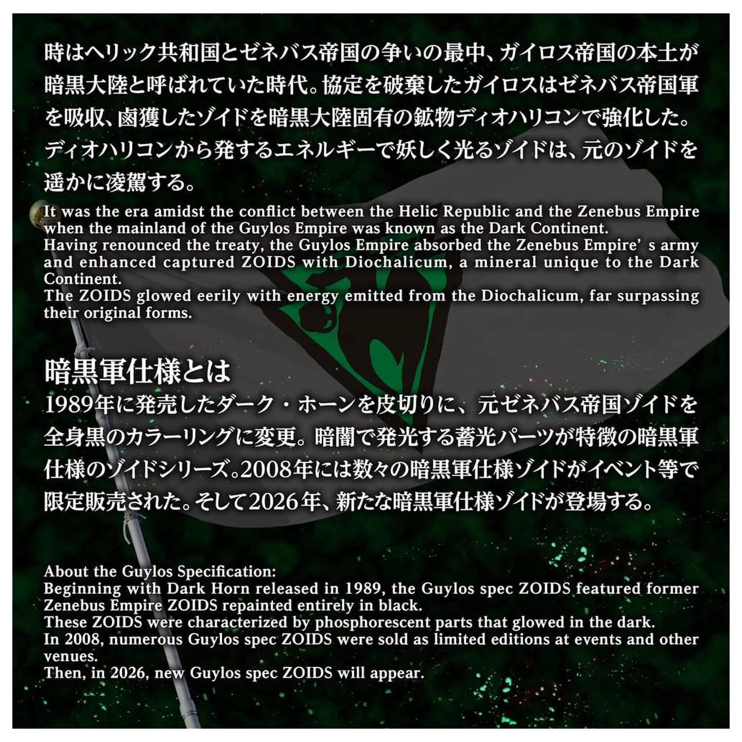 Zoids Plastikmodell Bausatz 1/72 AZ-10EX Sea Panther Guylos Specification Produktfoto