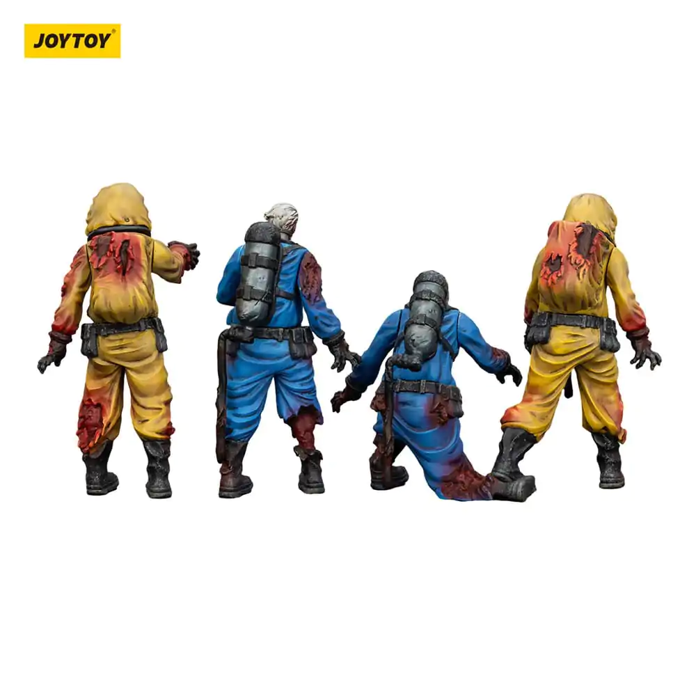 Zombie Dark Source Action Figuren 4er-Pack Biochemical Lab Team 8 cm Produktfoto