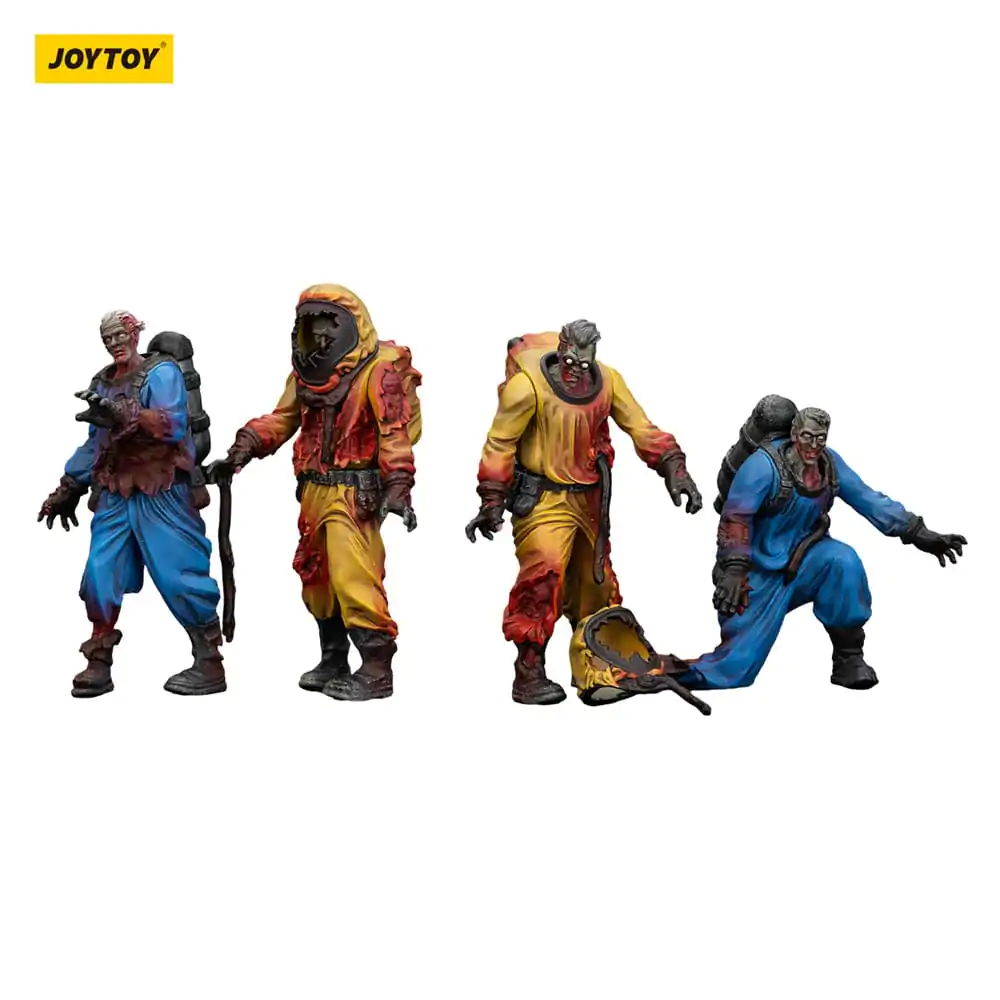 Zombie Dark Source Action Figuren 4er-Pack Biochemical Lab Team 8 cm Produktfoto