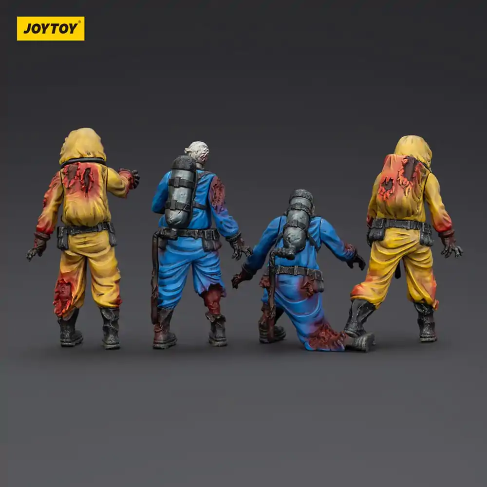 Zombie Dark Source Action Figuren 4er-Pack Biochemical Lab Team 8 cm Produktfoto