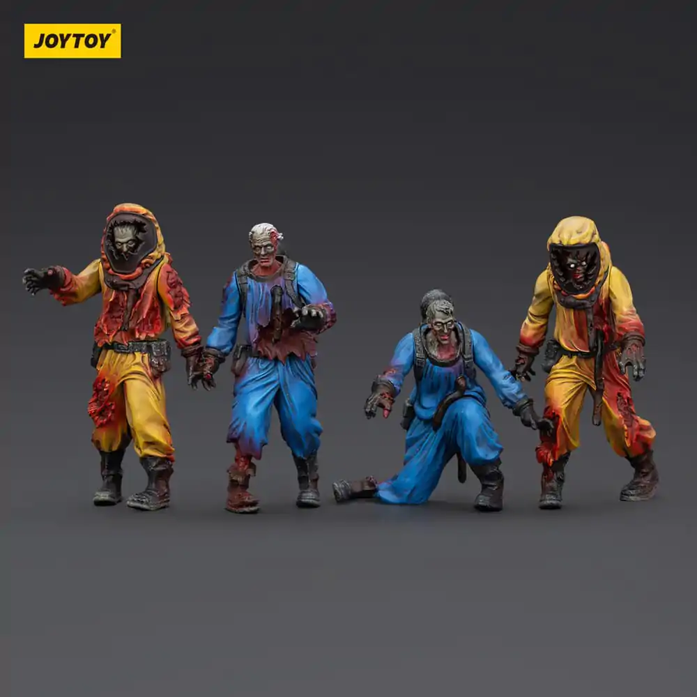 Zombie Dark Source Action Figuren 4er-Pack Biochemical Lab Team 8 cm Produktfoto