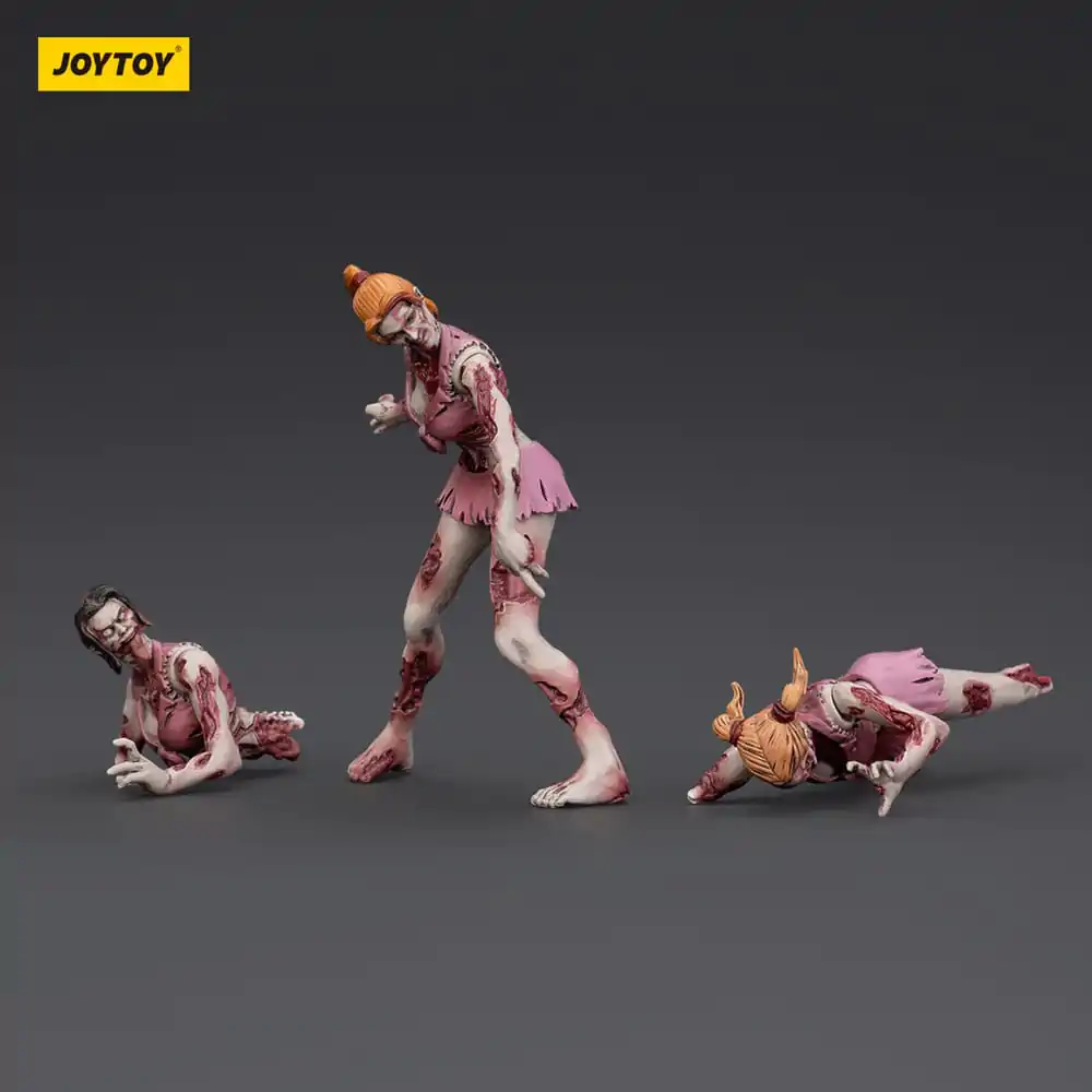 Zombie Dark Source Actionfiguren 3er-Pack Cheer Leader 8 cm Produktfoto
