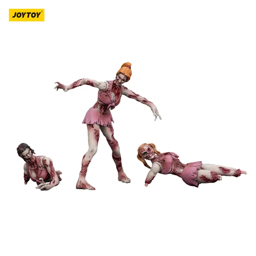 Zombie Dark Source Actionfiguren 3er-Pack Cheer Leader 8 cm Produktfoto