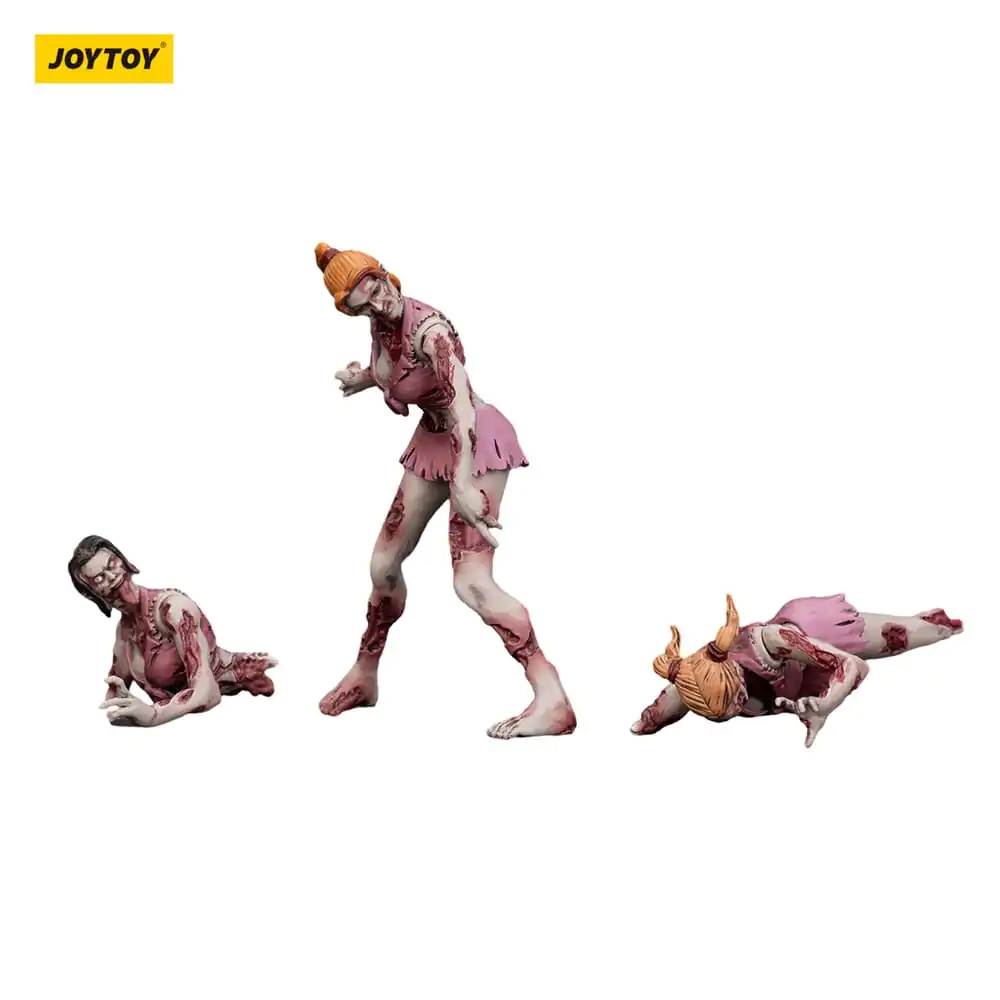 Zombie Dark Source Actionfiguren 3er-Pack Cheer Leader 8 cm Produktfoto