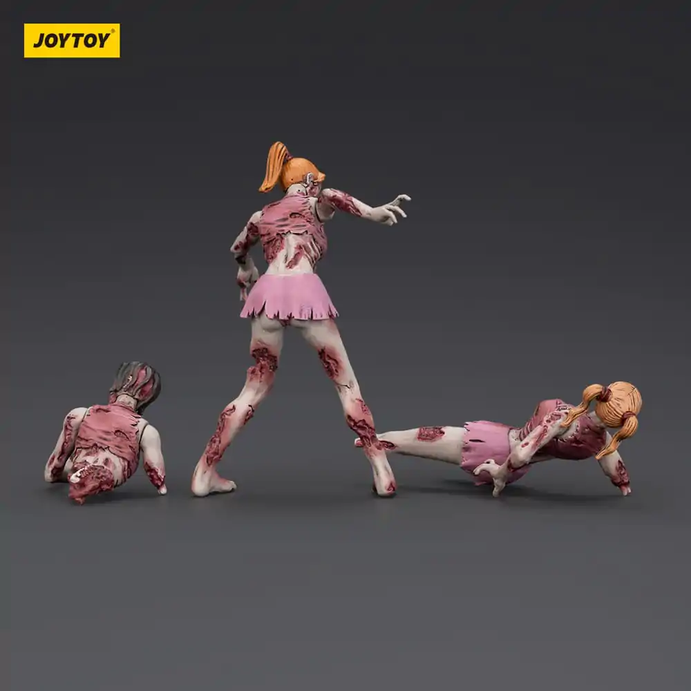 Zombie Dark Source Actionfiguren 3er-Pack Cheer Leader 8 cm Produktfoto