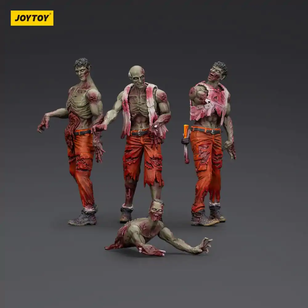 Zombie Dark Source Actionfiguren 4er-Pack Mechanic Team 8 cm Produktfoto