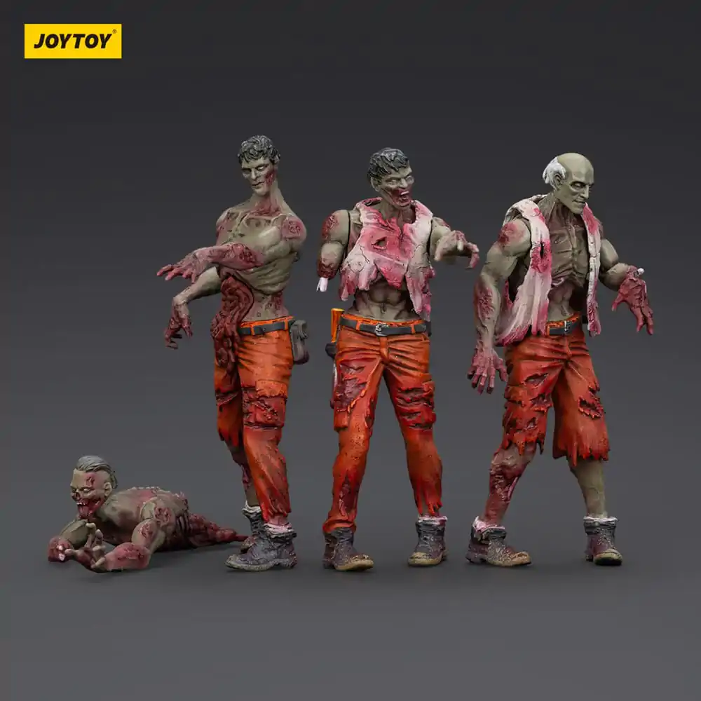 Zombie Dark Source Actionfiguren 4er-Pack Mechanic Team 8 cm Produktfoto