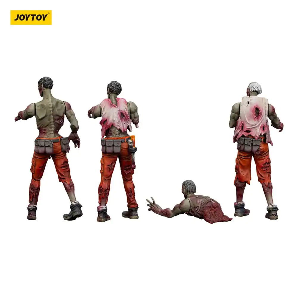 Zombie Dark Source Actionfiguren 4er-Pack Mechanic Team 8 cm Produktfoto