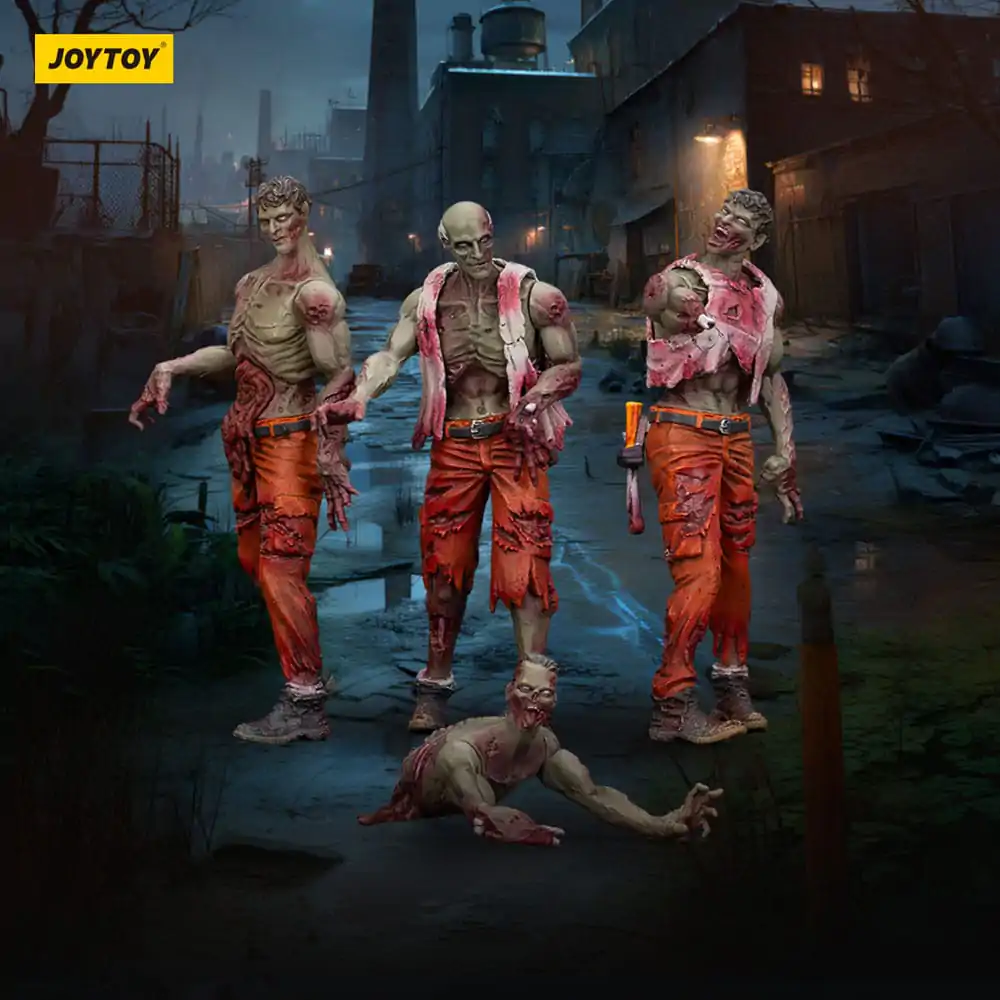 Zombie Dark Source Actionfiguren 4er-Pack Mechanic Team 8 cm Produktfoto